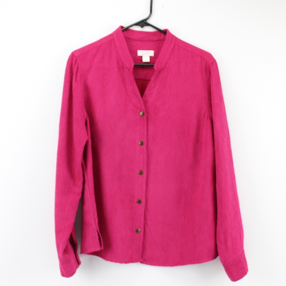 Christopher & Banks Long Sleeve Soft Top